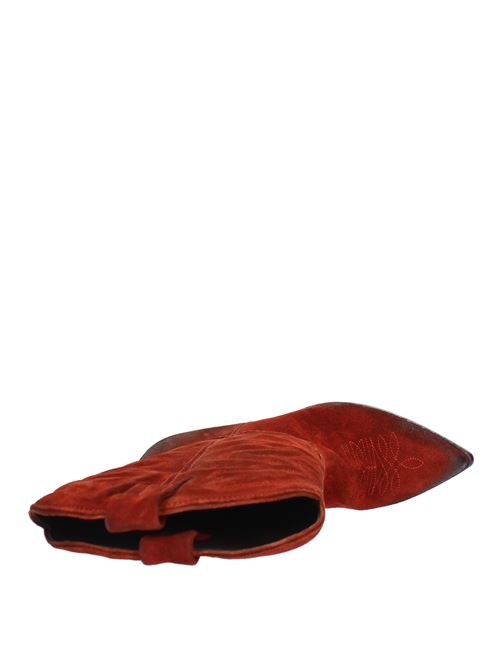 Texan boots model E2000 HOMBRE in suede ELENA IACHI | E2000 HOMBREMATTONE